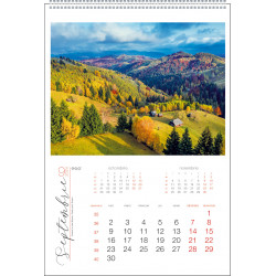 Calendar de perete ROMANIA 2024